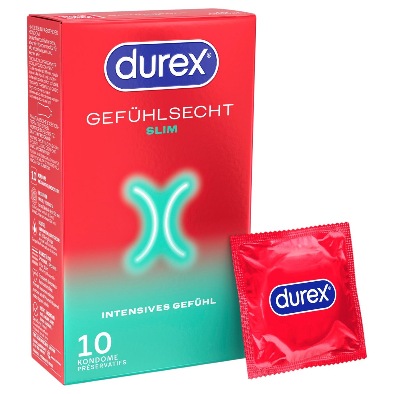Durex - Slim óvszer (10 db) Durex - Slim óvszer (10 db)