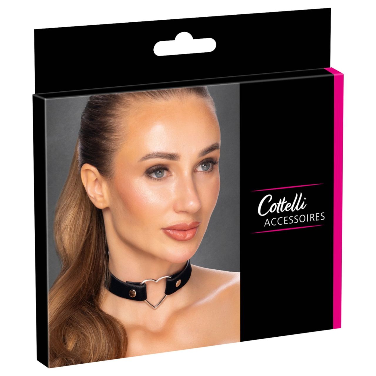 Cottelli - szíves nyakpánt (fekete) Cottelli - szíves nyakpánt (fekete)