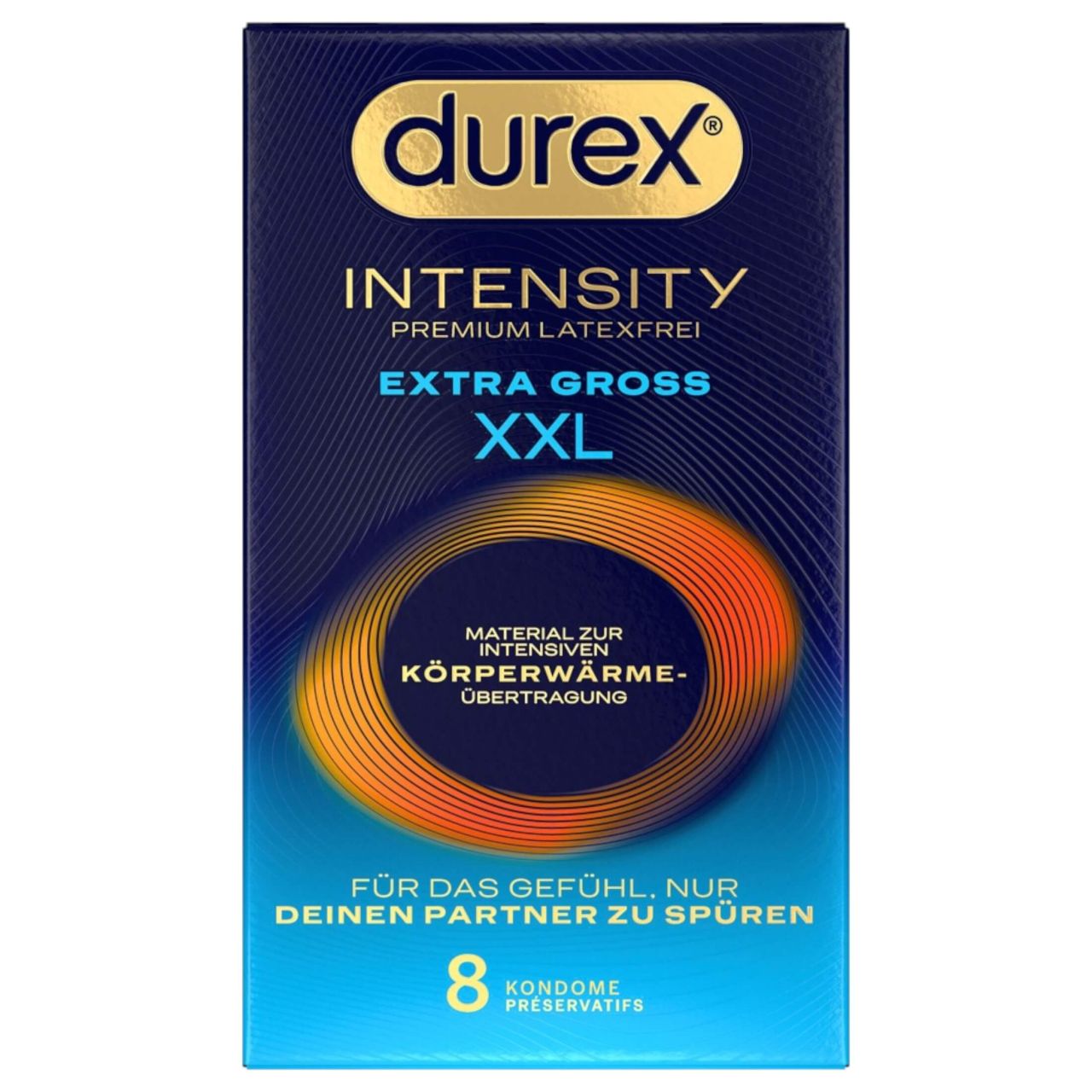 Durex Intensity XXL - latexmentes óvszer (8 db) Durex Intensity XXL - latexmentes óvszer (8 db)