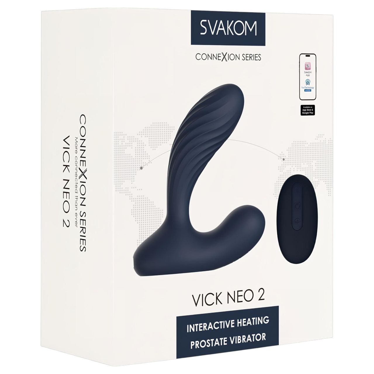 Svakom Vick Neo 2 – App-vezérelt análvibrátor (kék) Svakom Vick Neo 2 – App-vezérelt análvibrátor (kék)