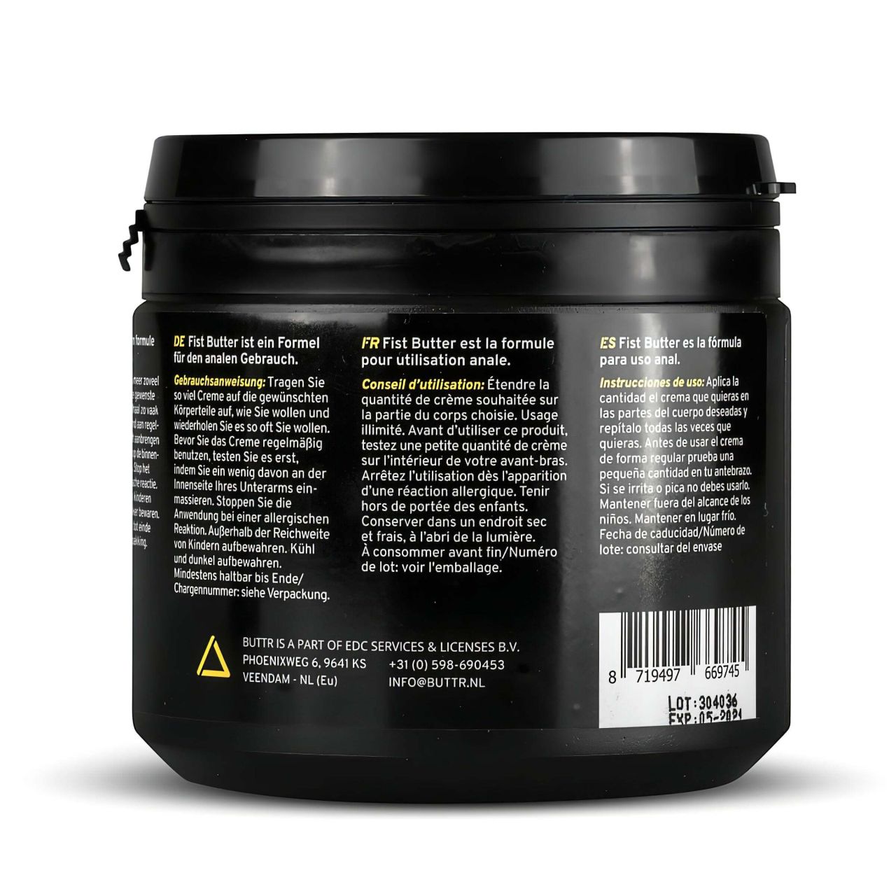 BUTTR Fisting Butter - öklöző síkosító vaj (500 ml)