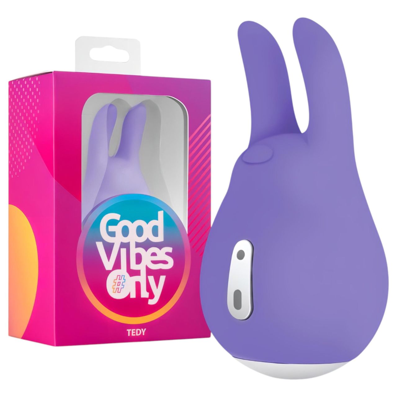 Good Vibes Tedy - akkus, nyuszis csikló vibrátor (lila) Good Vibes Tedy - akkus, nyuszis csikló vibrátor (lila)