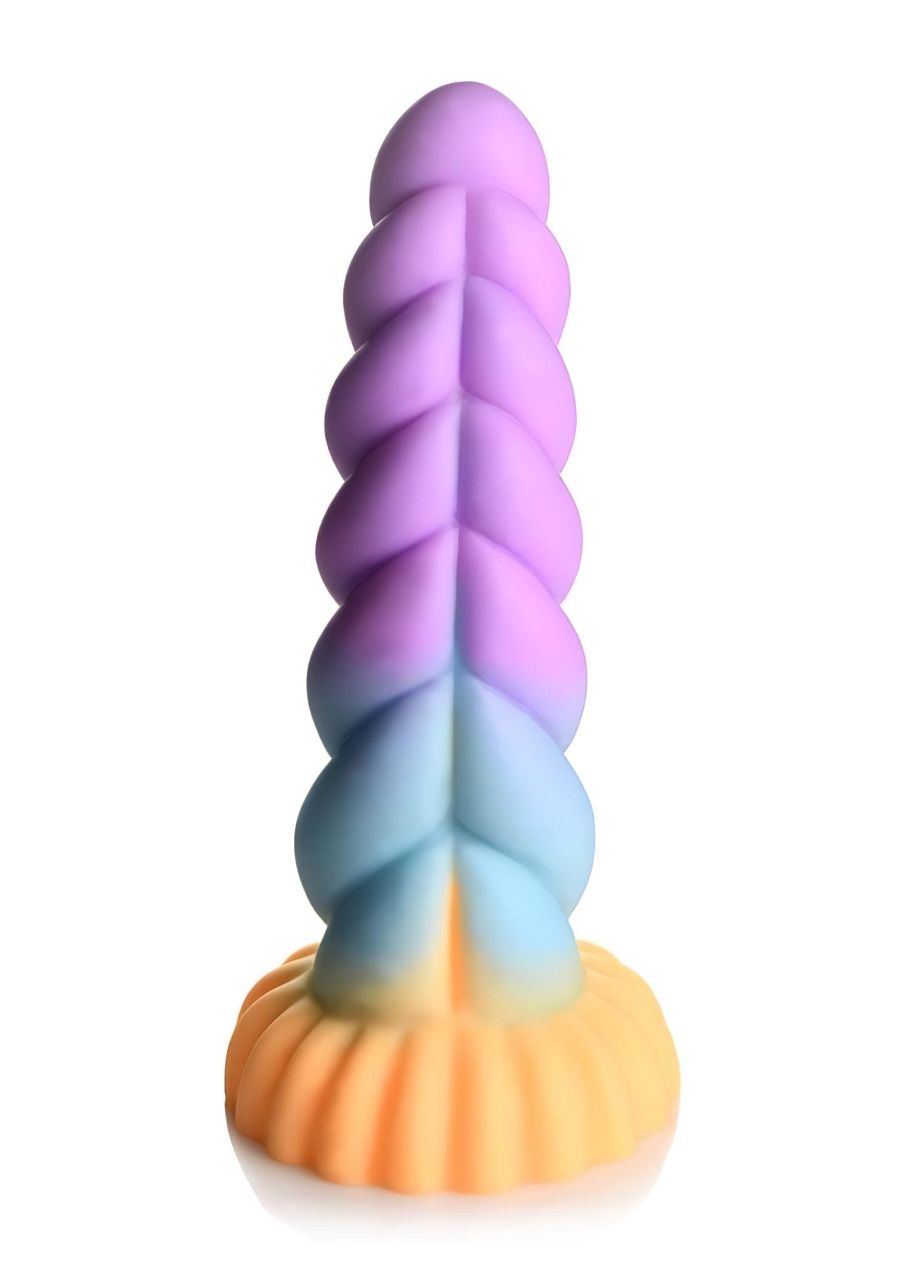 Creature Cocks Mystique - unikornis dildó - 21 cm (lila-sárga) Creature Cocks Mystique - unikornis dildó - 21 cm (lila-sárga)