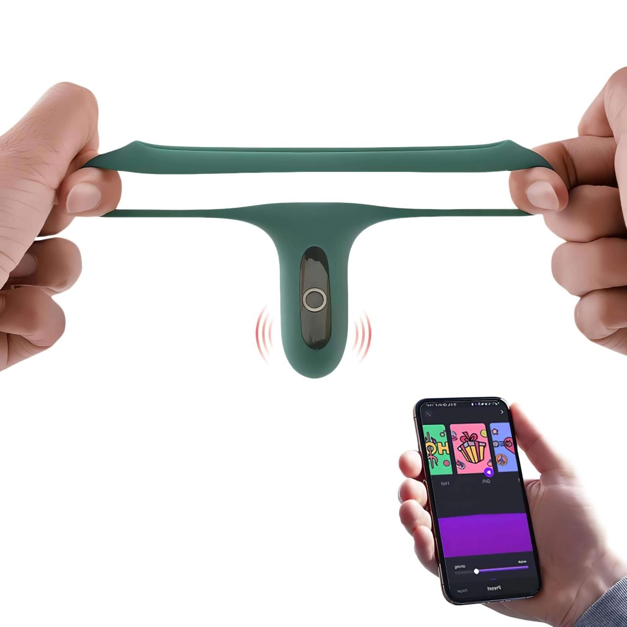Magic Motion Rise - App-vezérelt vibrációs péniszgyűrű, férfiaknak (zöld) Magic Motion Rise - App-vezérelt vibrációs péniszgyűrű, férfiaknak (zöld)