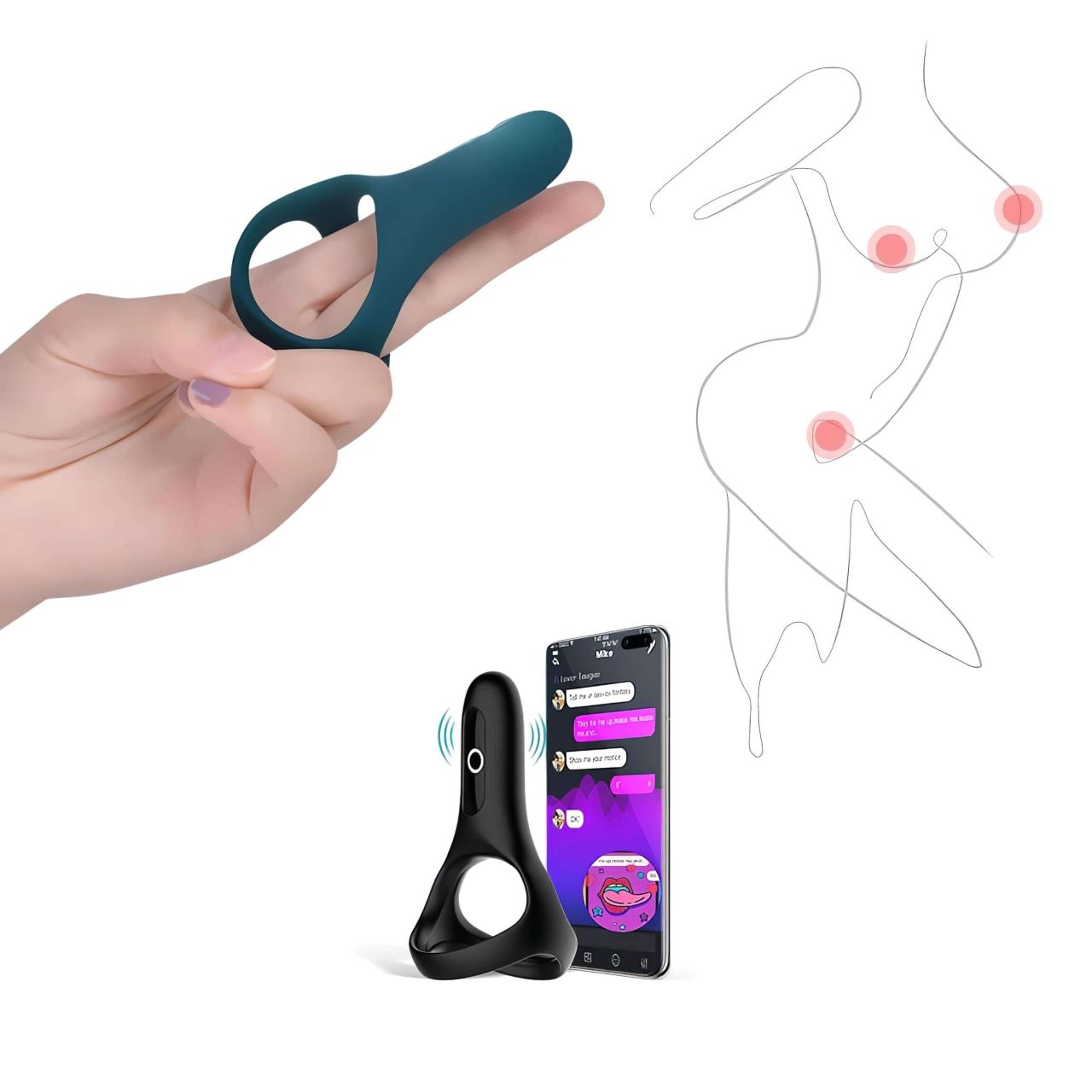 Magic Motion Rise - App-vezérelt vibrációs péniszgyűrű, férfiaknak (zöld) Magic Motion Rise - App-vezérelt vibrációs péniszgyűrű, férfiaknak (zöld)