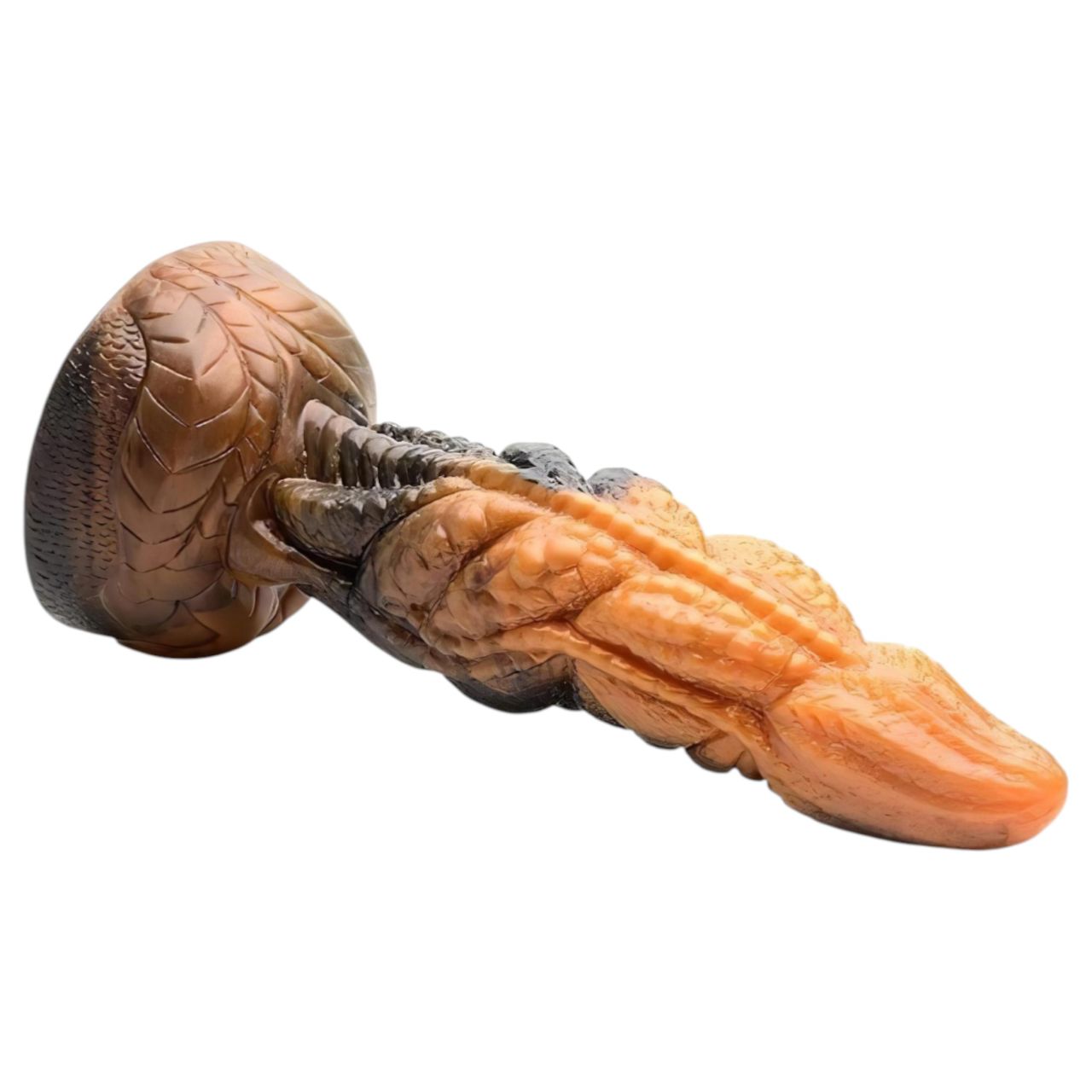 Creature Cocks Ravager - textúrált szilikon dildó - 20 cm (narancs) Creature Cocks Ravager - textúrált szilikon dildó - 20 cm (narancs)