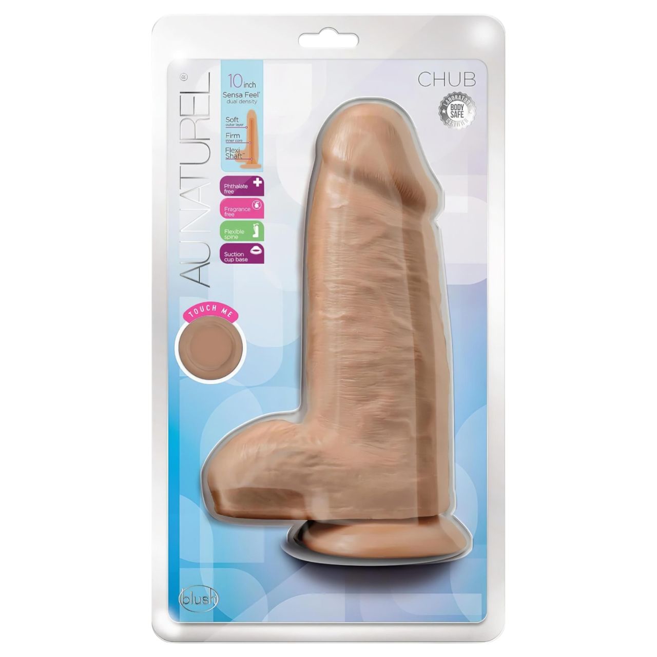 Blush Chub - élethű, tapadótalpas dildó - 18 cm (natúr) Blush Chub - élethű, tapadótalpas dildó - 18 cm (natúr)