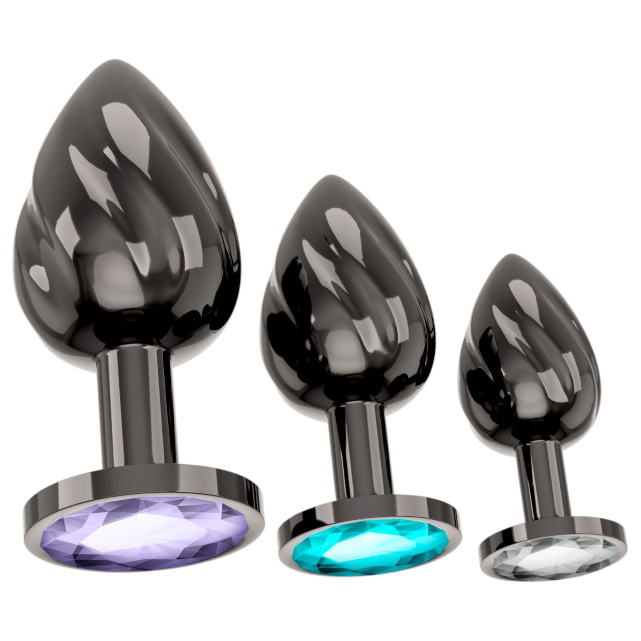 Anos - fém anál plug szett Anos - fém anál plug szett