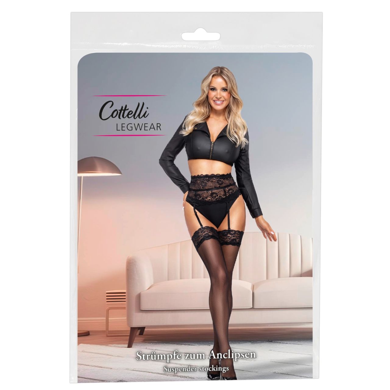 Cottelli - selymes combfix (fekete) Cottelli - selymes combfix (fekete)