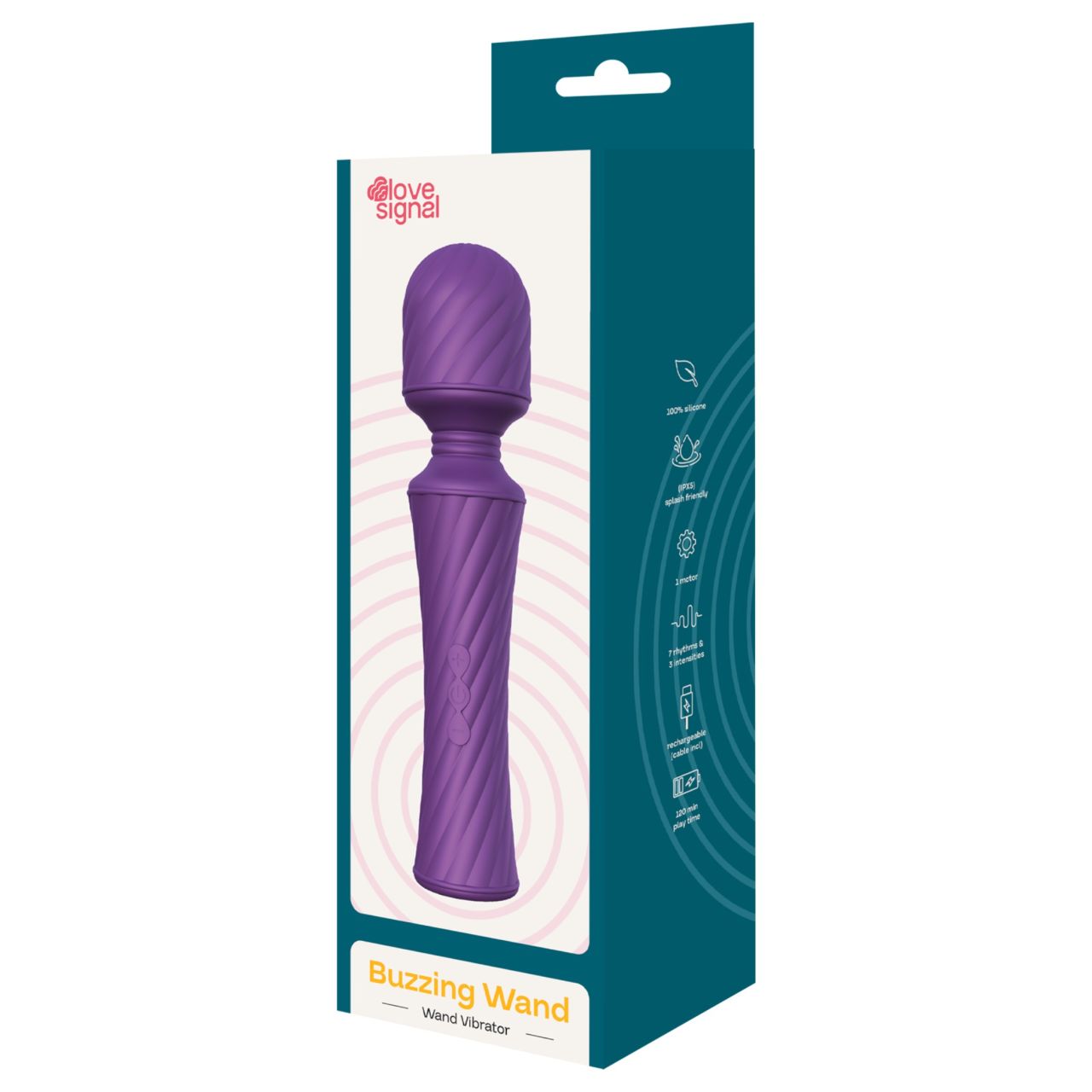 Dreamtoys Love Signal - masszírozó vibrátor (lila)