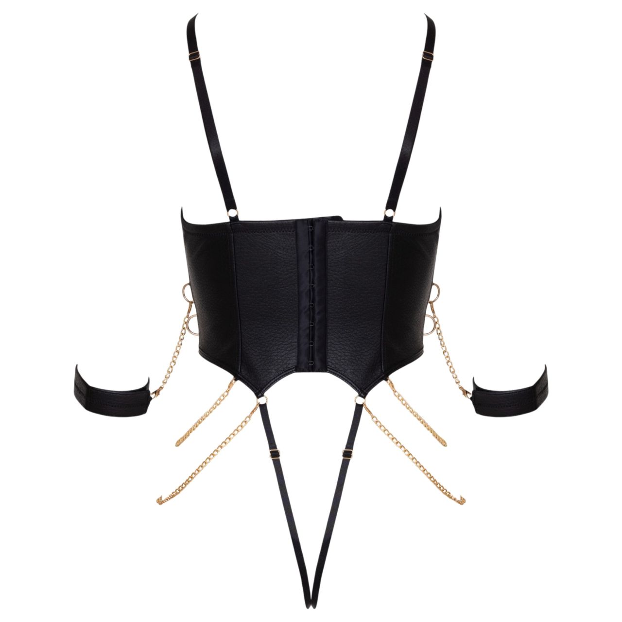 Cottelli - láncos bondage body (fekete) Cottelli - láncos bondage body (fekete)