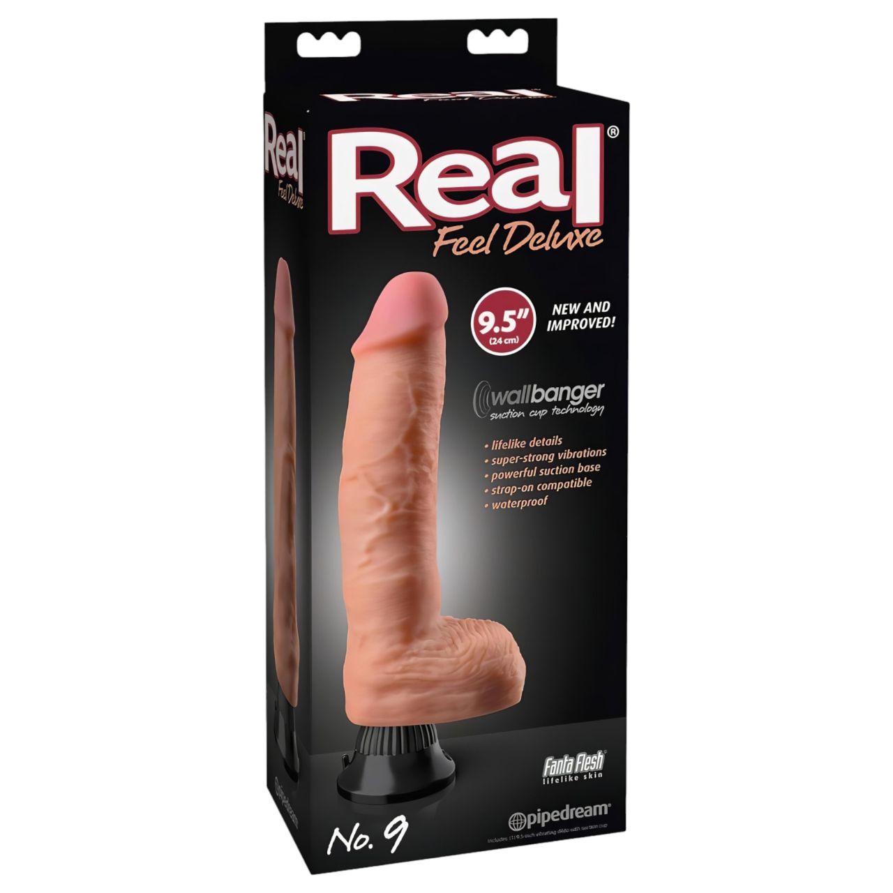 Real Feel Deluxe No.9 - herés, élethű vibrátor (testszínű) Real Feel Deluxe No.9 - herés, élethű vibrátor (testszínű)