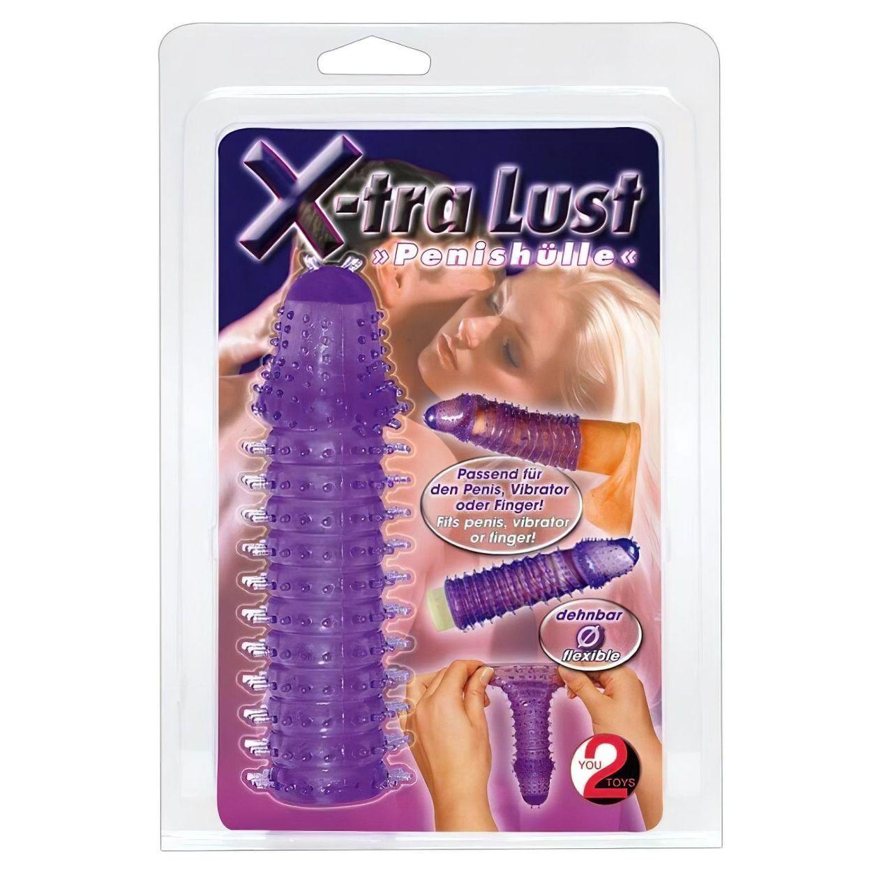 You2Toys - X-tra kéj péniszköpeny (lila)