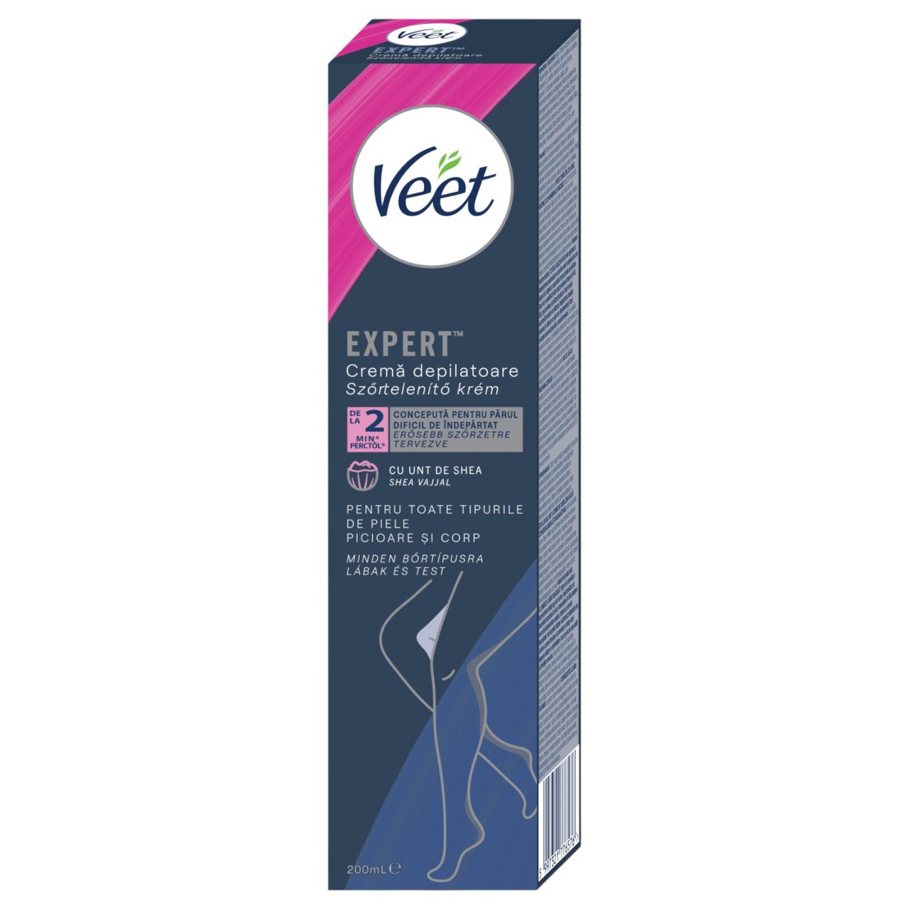 Veet Expert - intim szőrtelenítő krém (200 ml)