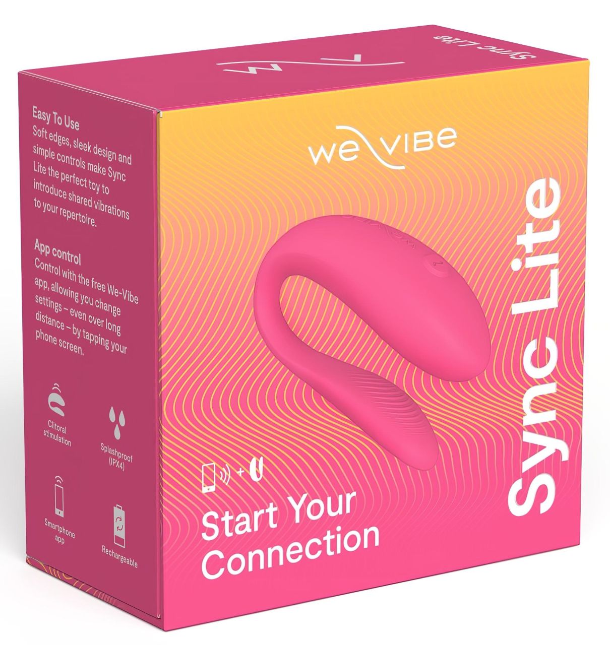 We-Vibe Sync Lite – App- és távirányítós párvibrátor (pink)