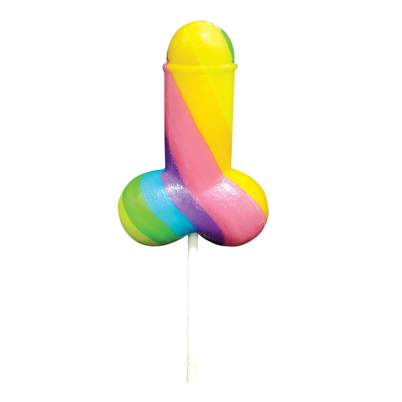 Rainbow Cock Pop - péniszes nyalóka (85 g) - gyümölcs ízű