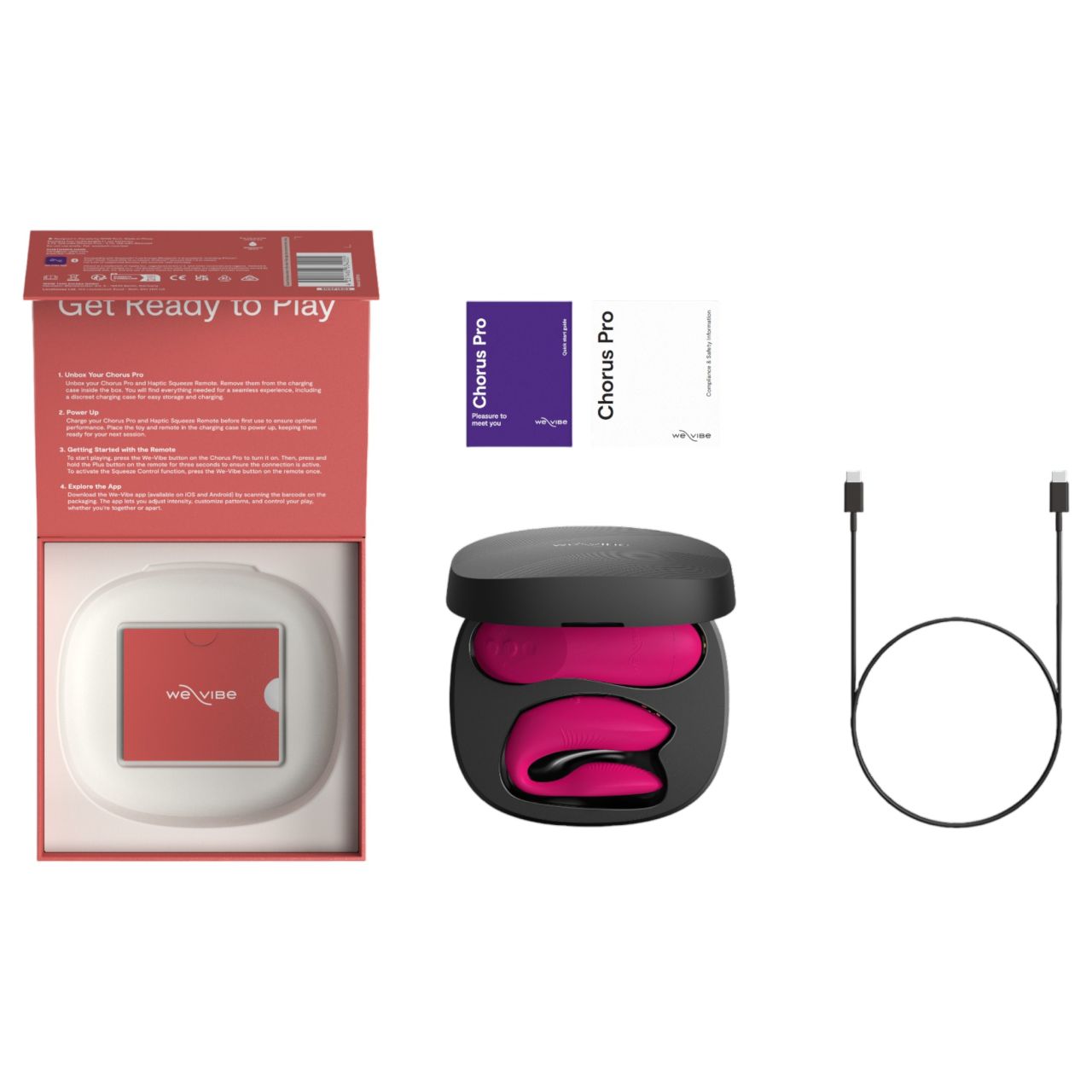 We-Vibe Chorus Pro – App- és távirányítós párvibrátor (pink) We-Vibe Chorus Pro – App- és távirányítós párvibrátor (pink)
