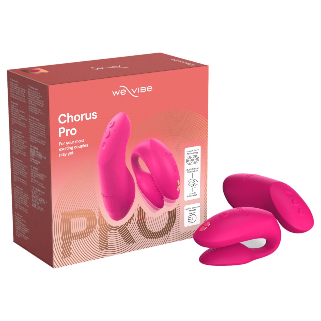 We-Vibe Chorus Pro – App- és távirányítós párvibrátor (pink) We-Vibe Chorus Pro – App- és távirányítós párvibrátor (pink)