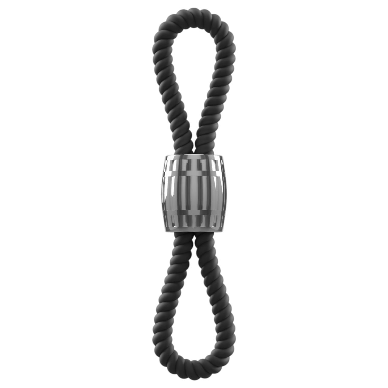 Rebel Cock Strap - állítható dupla péniszhurok szilikonból (87 g)