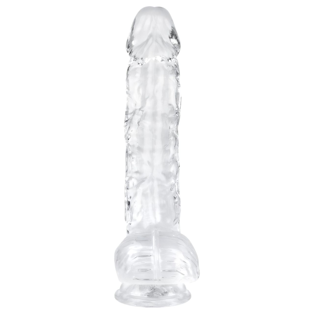 EasyToys - herés dildó - 13,5 cm (átlátszó)