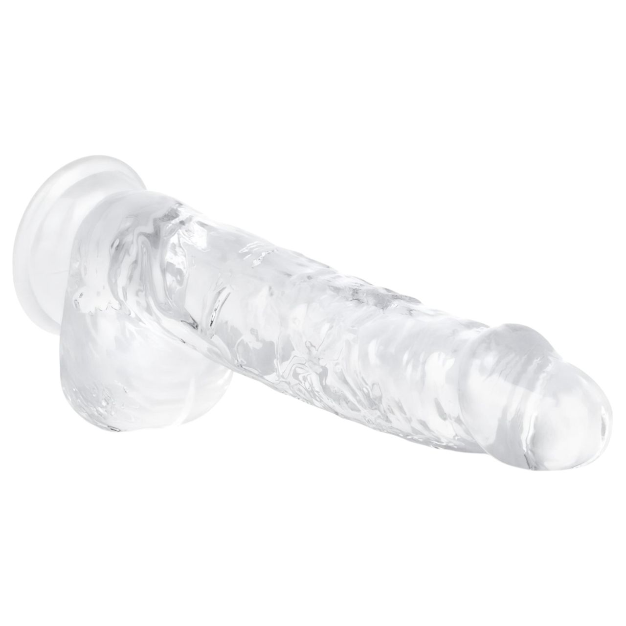 EasyToys - herés dildó - 13,5 cm (átlátszó)
