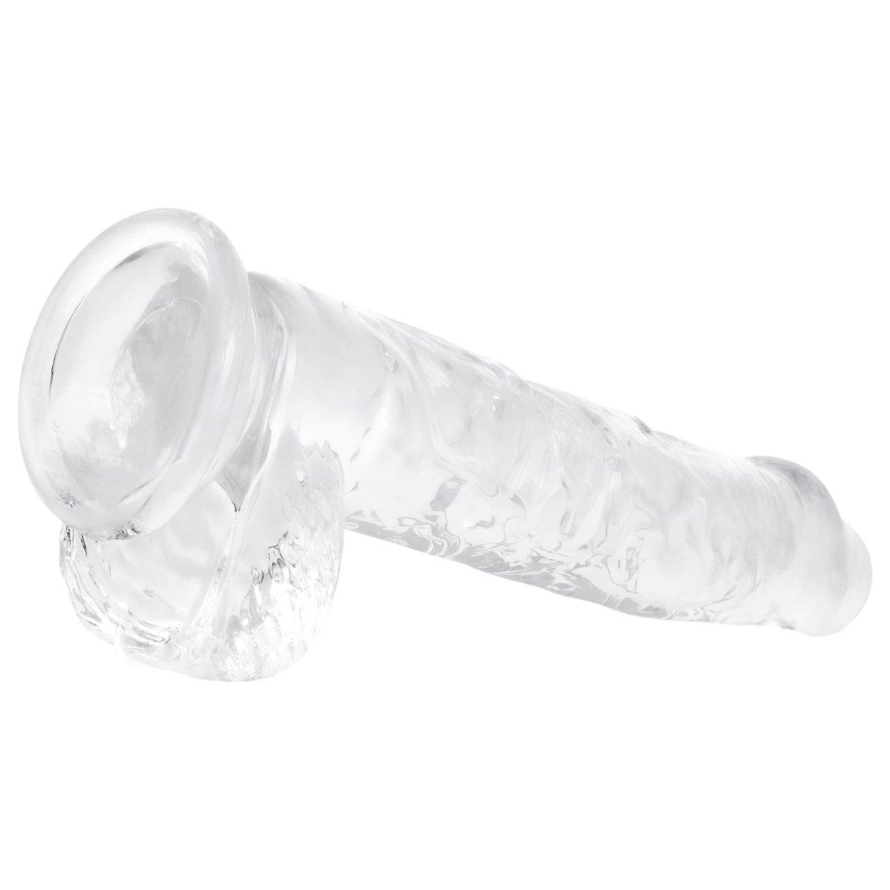 EasyToys - herés dildó - 13,5 cm (átlátszó)