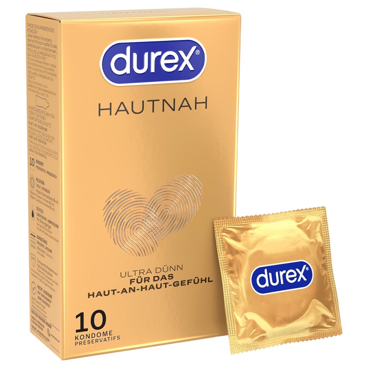 Durex Hautnah - extra vékony óvszer (10 db) Durex Hautnah - extra vékony óvszer (10 db)