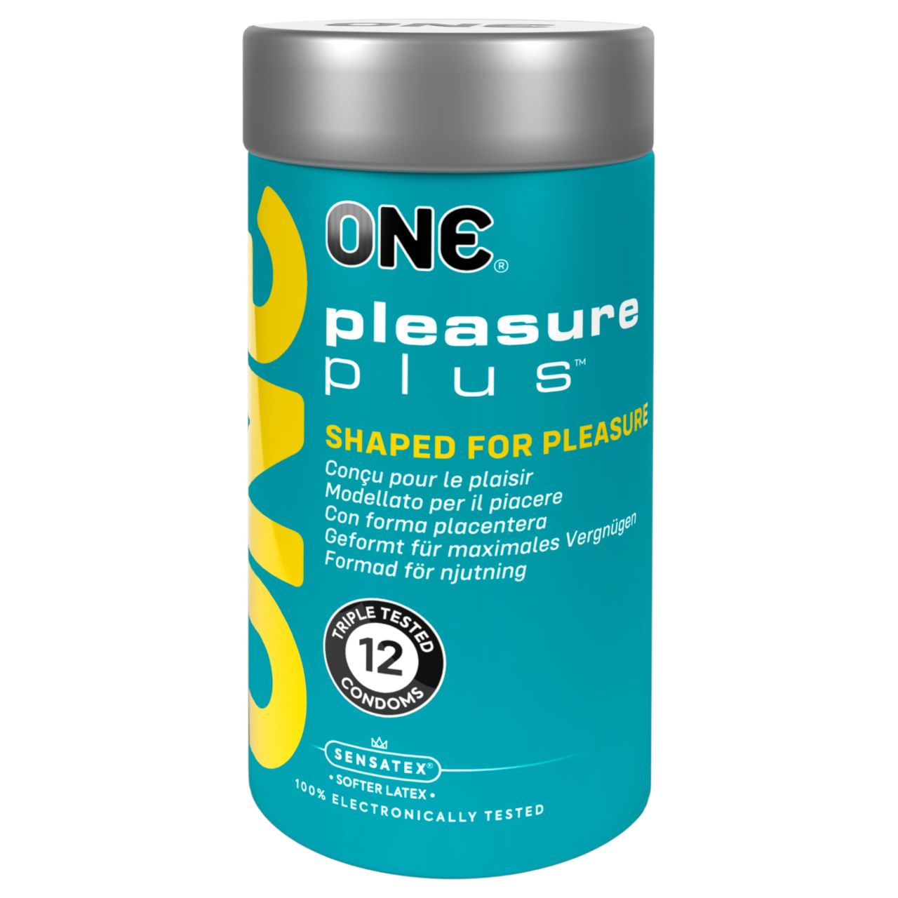 ONE Pleasure Plus - belső bordázatú óvszer (12 db) ONE Pleasure Plus - belső bordázatú óvszer (12 db)