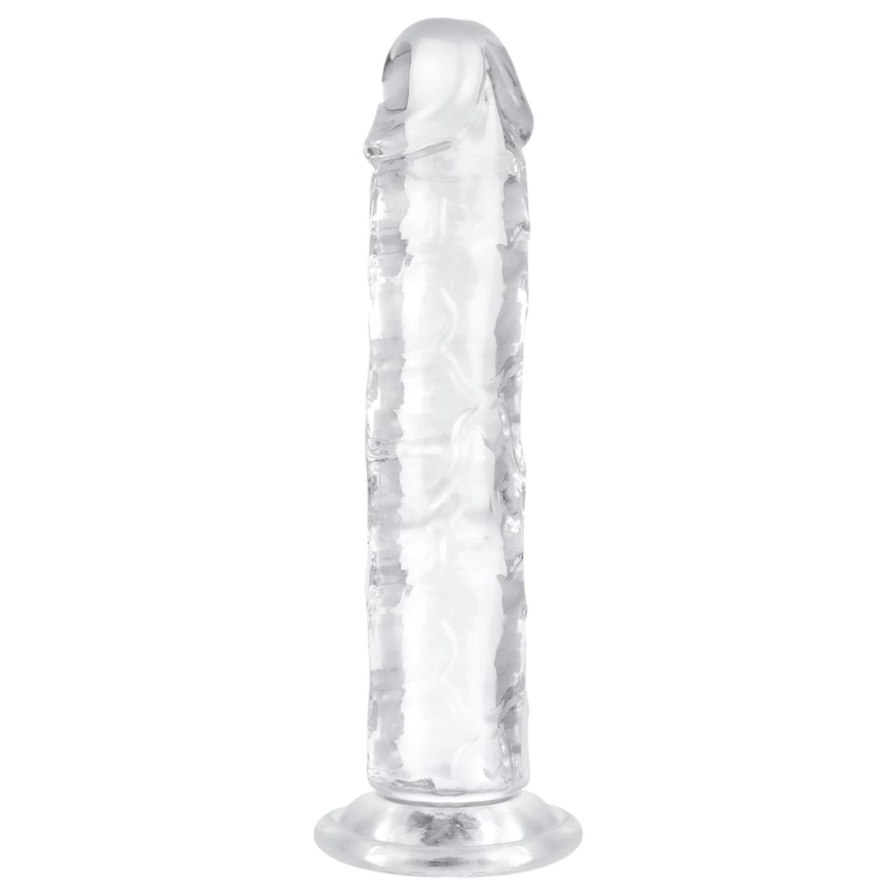 EasyToys - zselés dildó - 16 cm (átlátszó)
