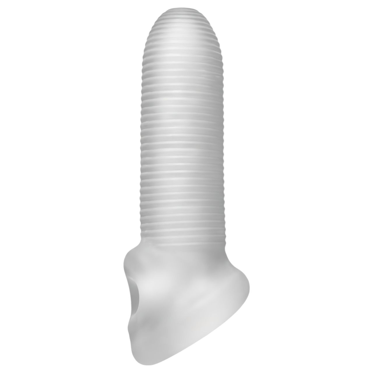 Perfect Fit - Fat Boy Micro Ribbed - péniszköpeny (15 cm, fehér) Perfect Fit - Fat Boy Micro Ribbed - péniszköpeny (15 cm, fehér)