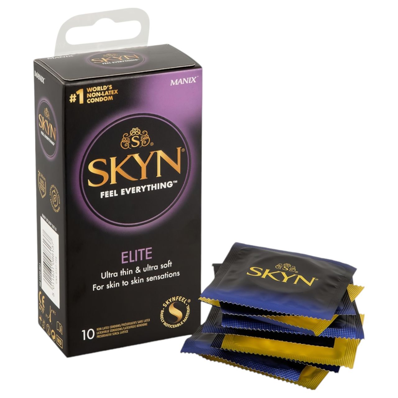 Manix SKYN Elite - ultra vékony latexmentes óvszer (10 db) Manix SKYN Elite - ultra vékony latexmentes óvszer (10 db)