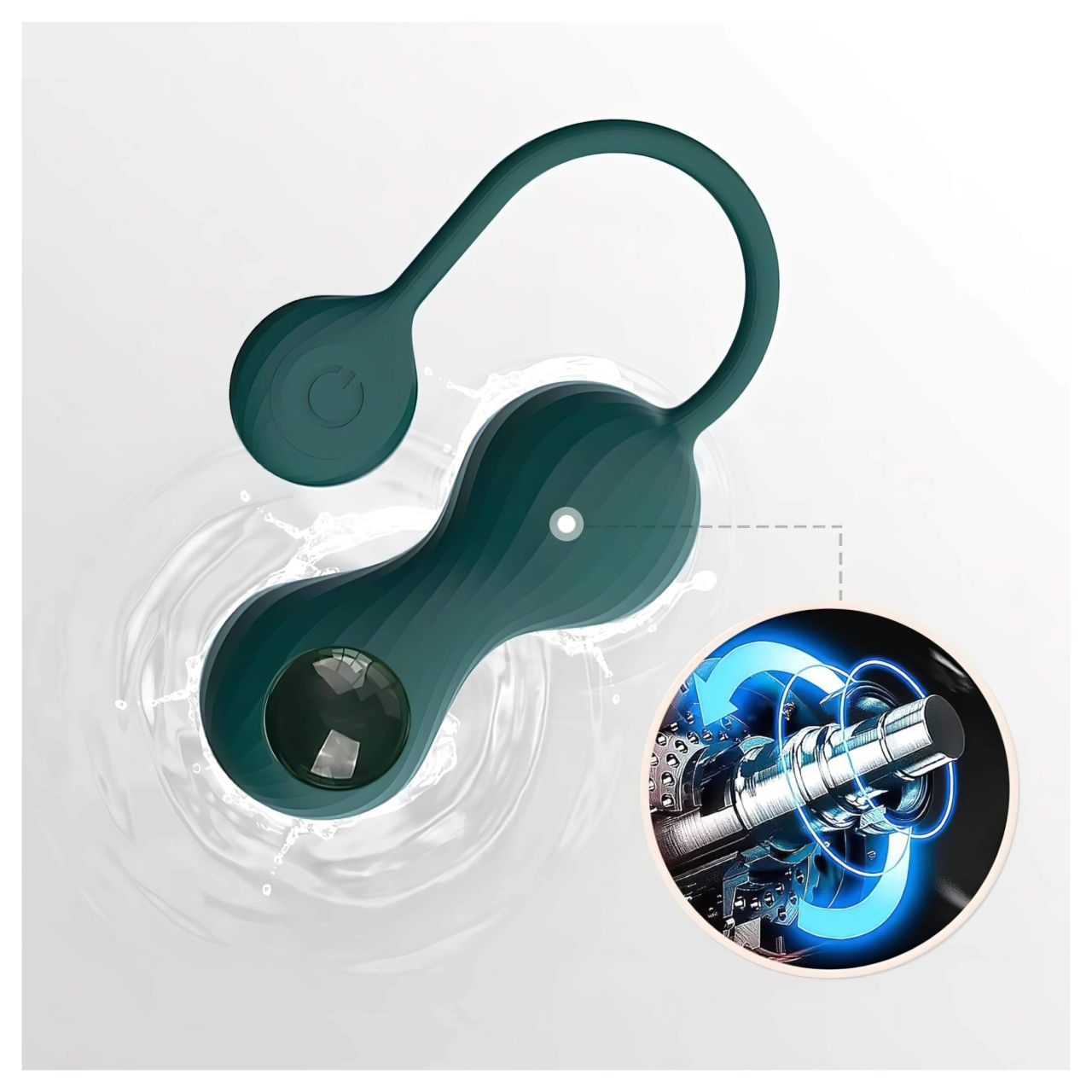 Magic Motion Crystal Duo - okos kegel golyó szett - (zöld) Magic Motion Crystal Duo - okos kegel golyó szett - (zöld)