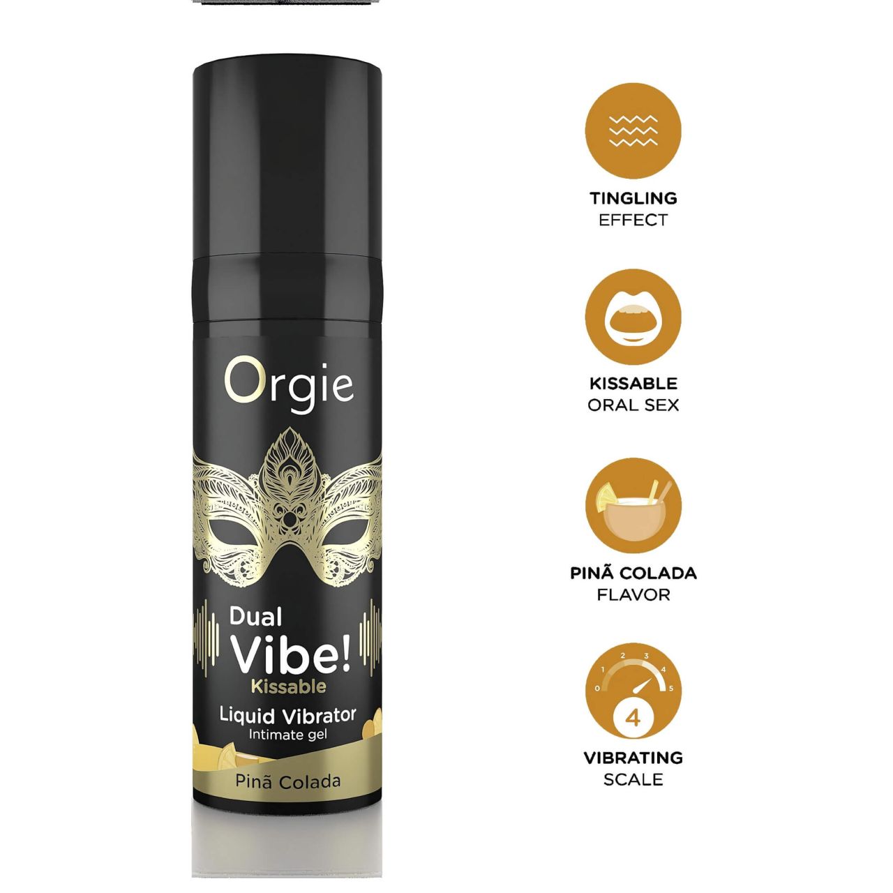 Orgie Dual Vibe! - folyékony vibrátor - Pinã Colada (15 ml) Orgie Dual Vibe! - folyékony vibrátor - Pinã Colada (15 ml)