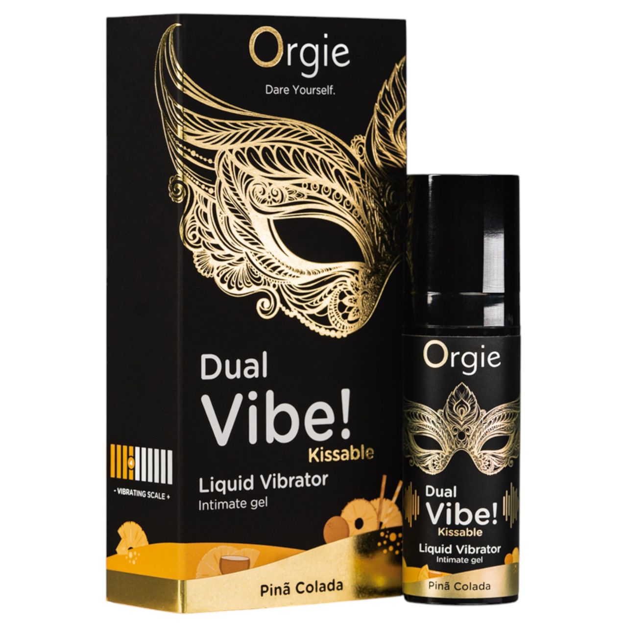 Orgie Dual Vibe! - folyékony vibrátor - Pinã Colada (15 ml) Orgie Dual Vibe! - folyékony vibrátor - Pinã Colada (15 ml)