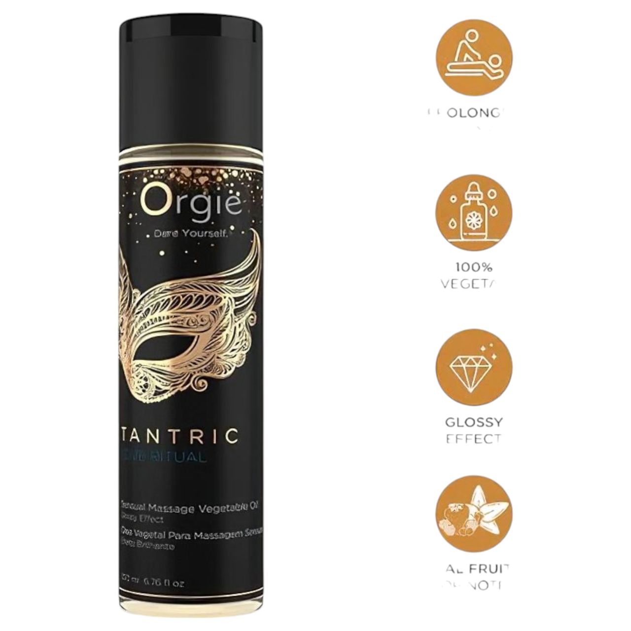 Orgie Tantric Love - érzéki masszázsolaj (200 ml) Orgie Tantric Love - érzéki masszázsolaj (200 ml)