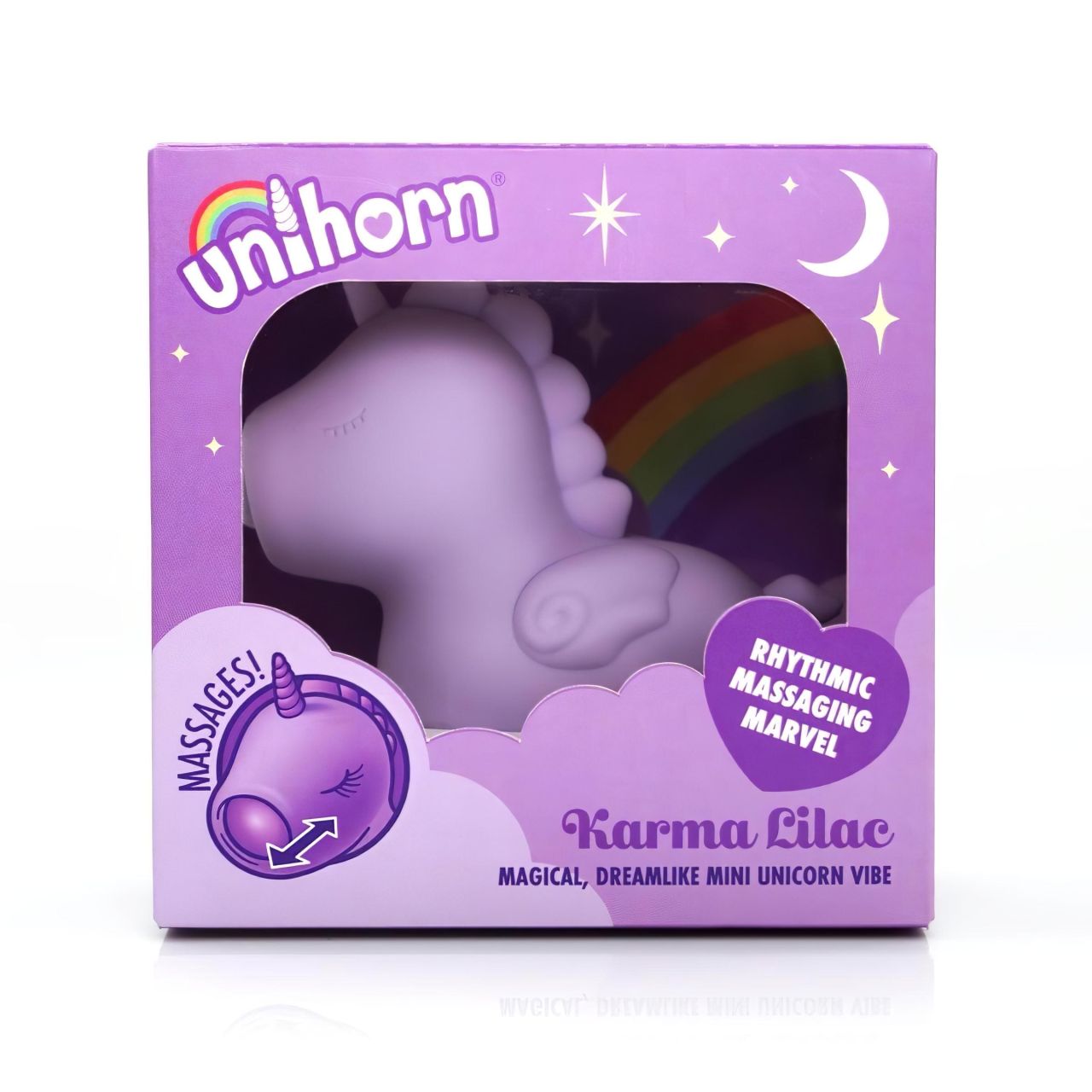 Unihorn Karma - akkus unikornis csiklóizgató (lila) Unihorn Karma - akkus unikornis csiklóizgató (lila)