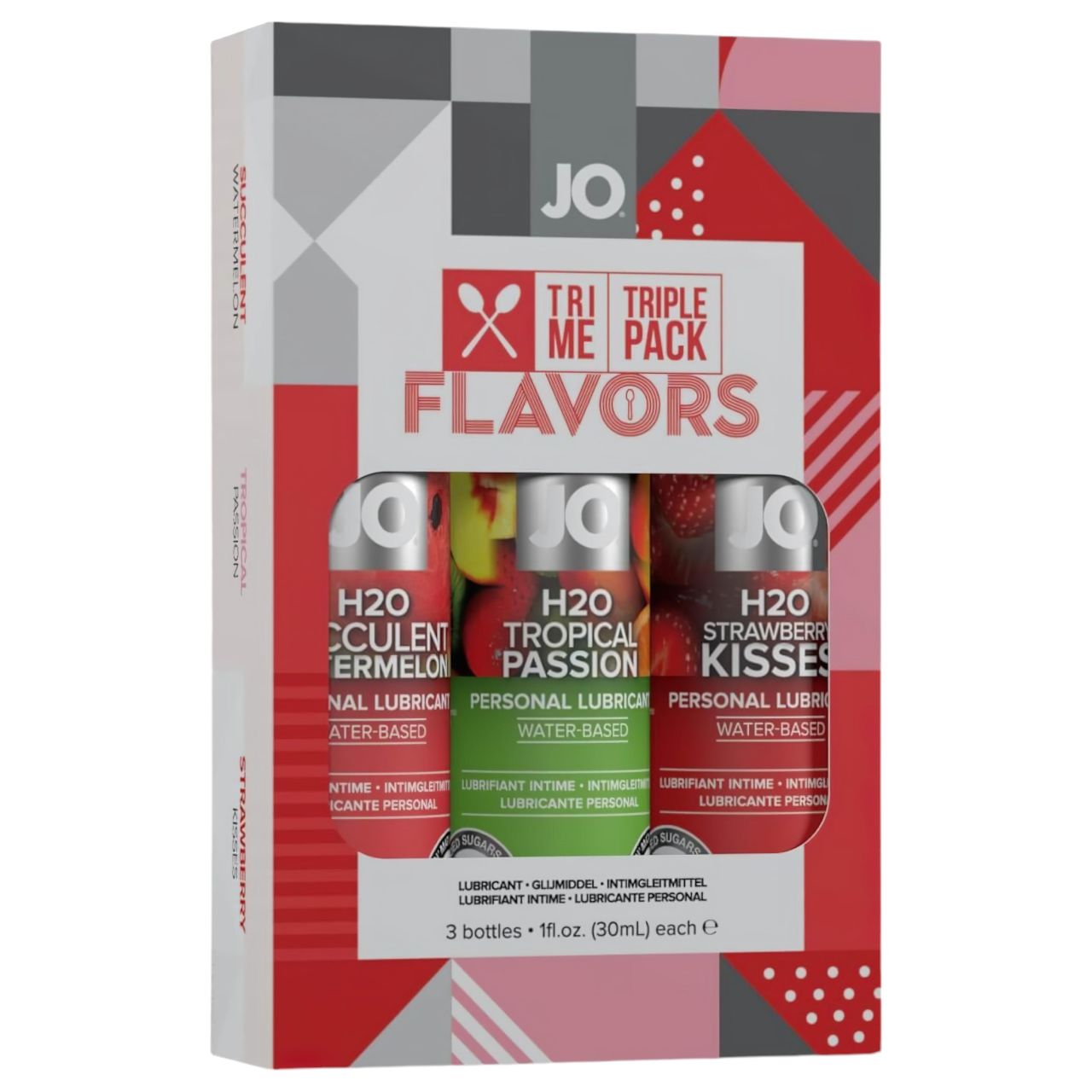 System JO - System Flavors - ízesített síkosító szett (3 × 30 ml)