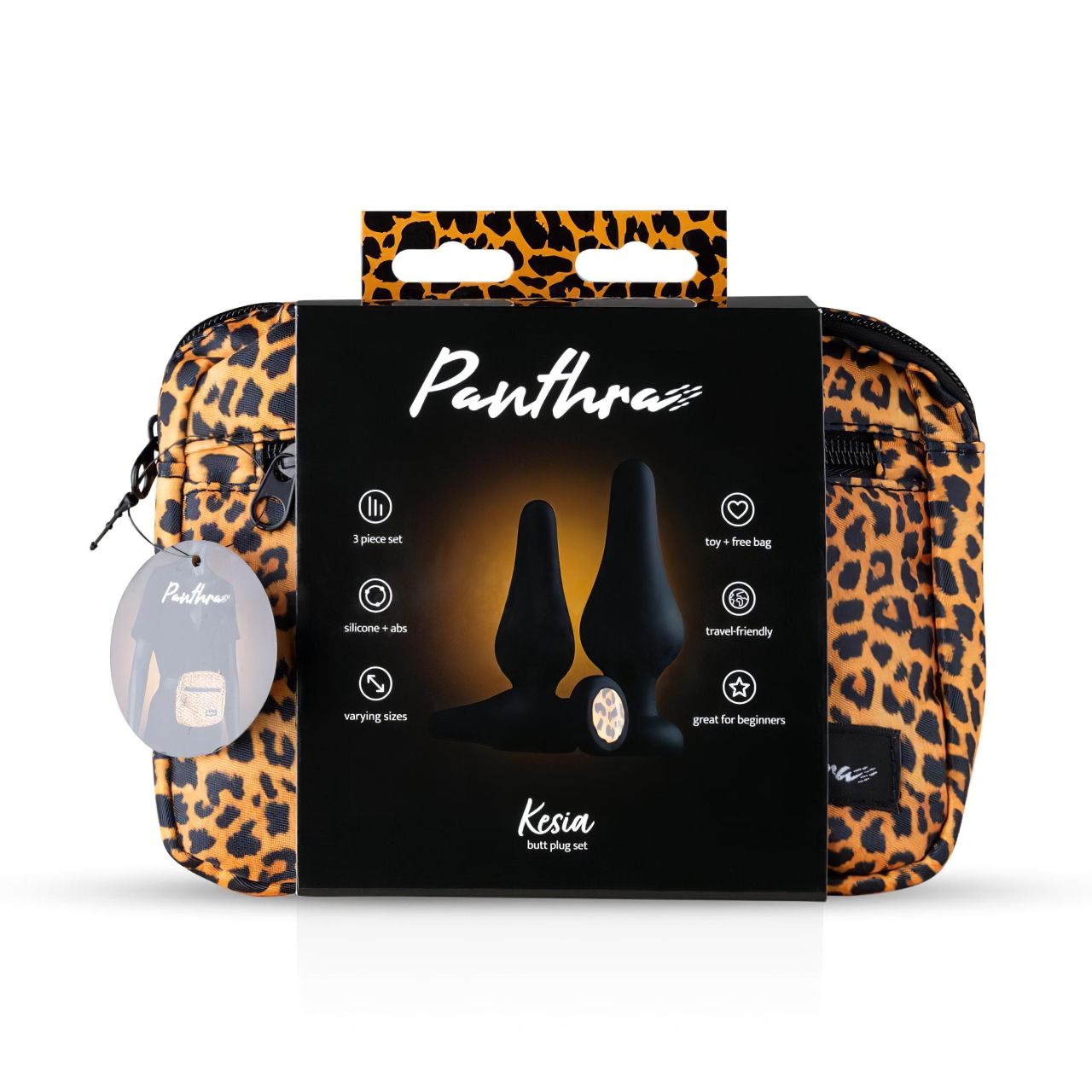 Panthra Kesia - szilikon anál plug szett (3 részes, fekete) Panthra Kesia - szilikon anál plug szett (3 részes, fekete)
