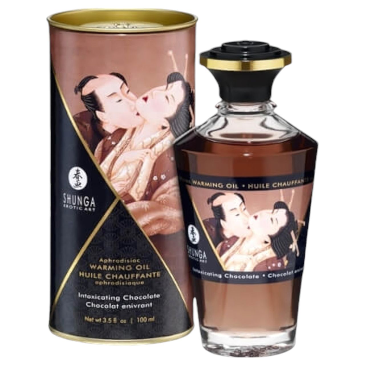 Shunga - melegítő masszázsolaj - csoki (100 ml) Shunga - melegítő masszázsolaj - csoki (100 ml)