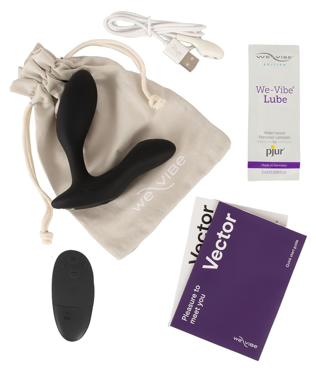 We-Vibe Vector+ – App-vezérelt análvibrátor (fekete) We-Vibe Vector+ – App-vezérelt análvibrátor (fekete)