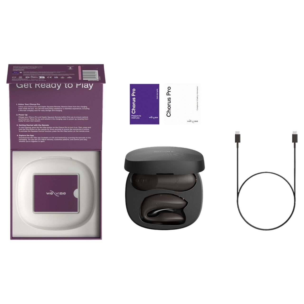 We-Vibe Chorus Pro – App- és távirányítós párvibrátor (fekete) We-Vibe Chorus Pro – App- és távirányítós párvibrátor (fekete)