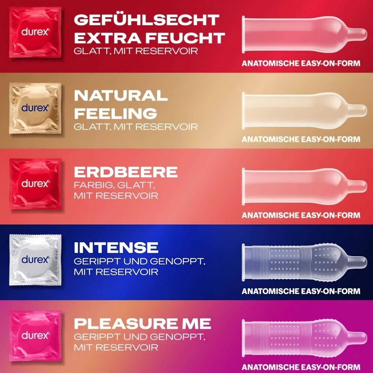 Durex Love Mix - óvszer csomag (40 db) Durex Love Mix - óvszer csomag (40 db)