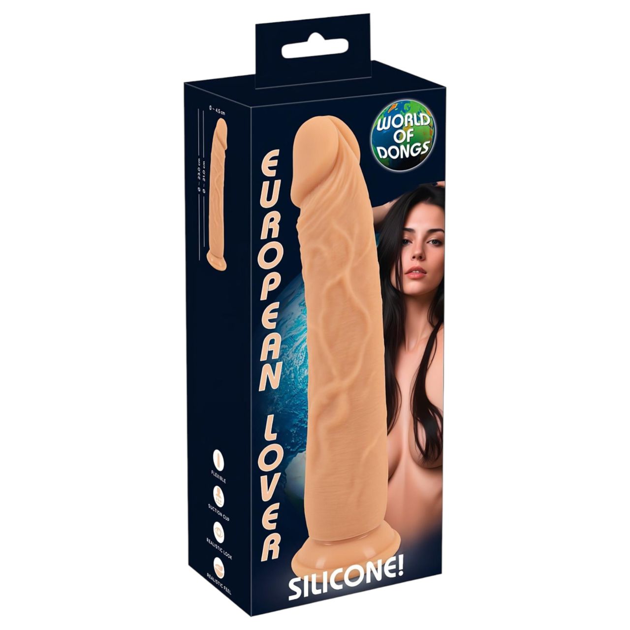 You2Toys - Európai szerető dildó (23 cm) You2Toys - Európai szerető dildó (23 cm)