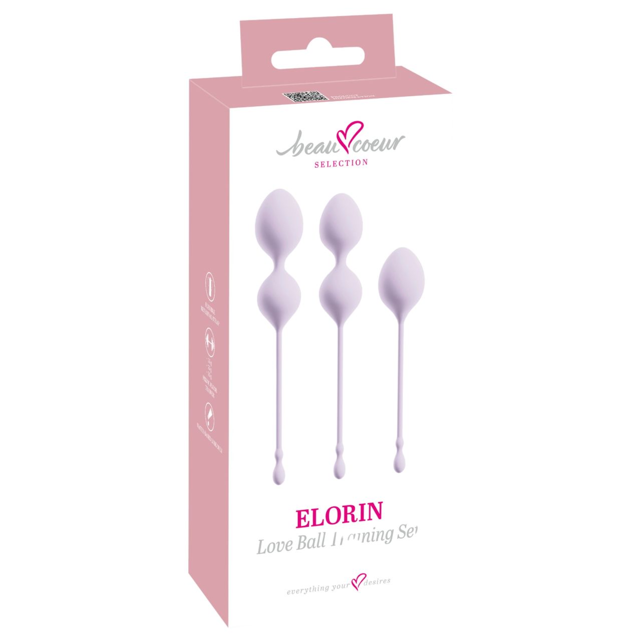 Beau Coeur Elorin - gésagolyó tréning szett - 3 részes (lila) Beau Coeur Elorin - gésagolyó tréning szett - 3 részes (lila)