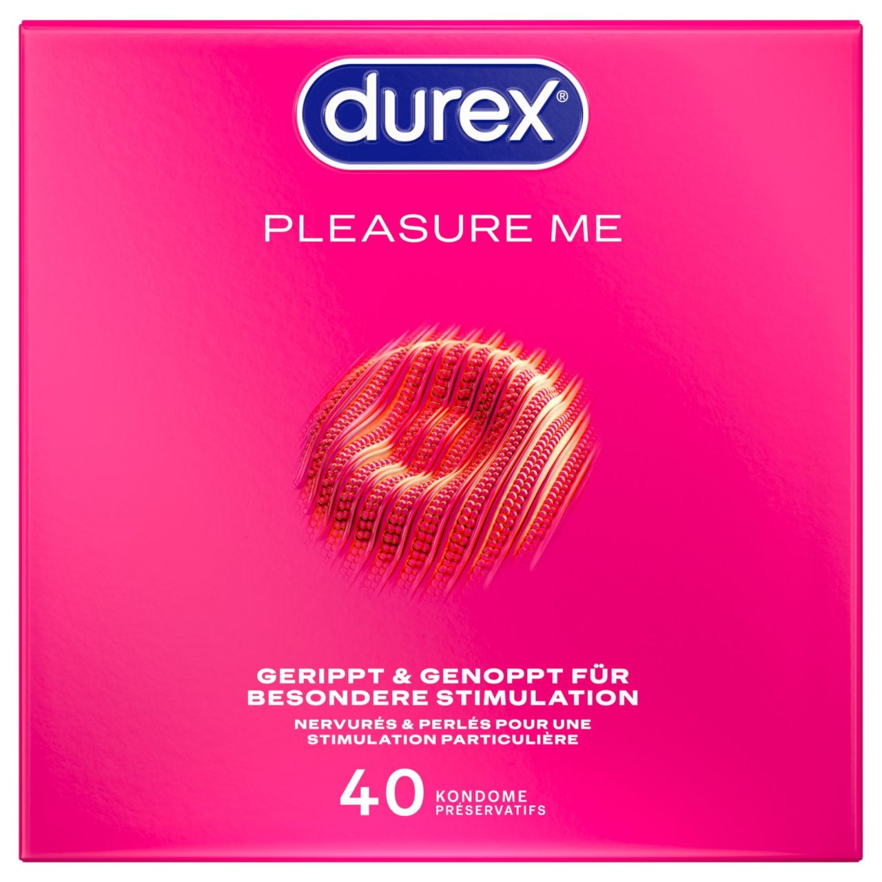 Durex - Pleasure Me óvszer (40 db) Durex - Pleasure Me óvszer (40 db)