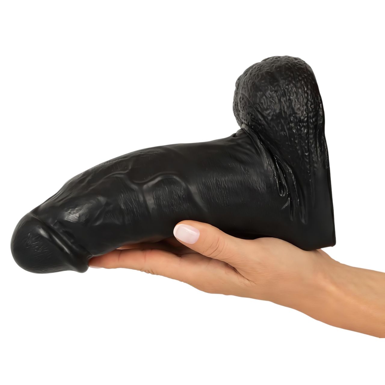 realistixxx Real Giant - herés dildó - 22 cm (fekete) realistixxx Real Giant - herés dildó - 22 cm (fekete)