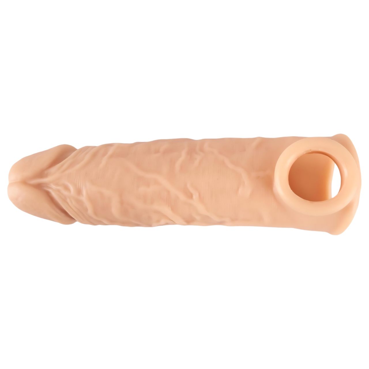 realistixxx - heregyűrűs péniszköpeny - 16 cm (testszínű) realistixxx - heregyűrűs péniszköpeny - 16 cm (testszínű)