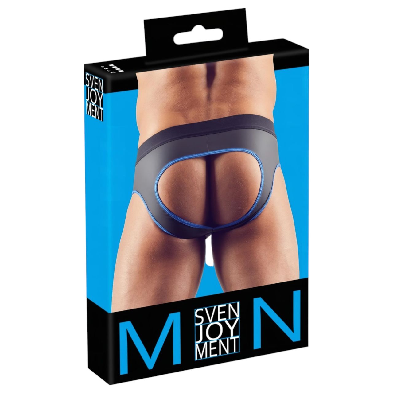 Svenjoyment - nyitott jock alsó (fekete-kék) Svenjoyment - nyitott jock alsó (fekete-kék)