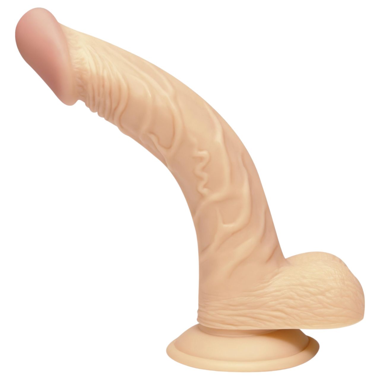 NMC 7.5 - hajlított natúr dildó (19 cm) NMC 7.5 - hajlított natúr dildó (19 cm)