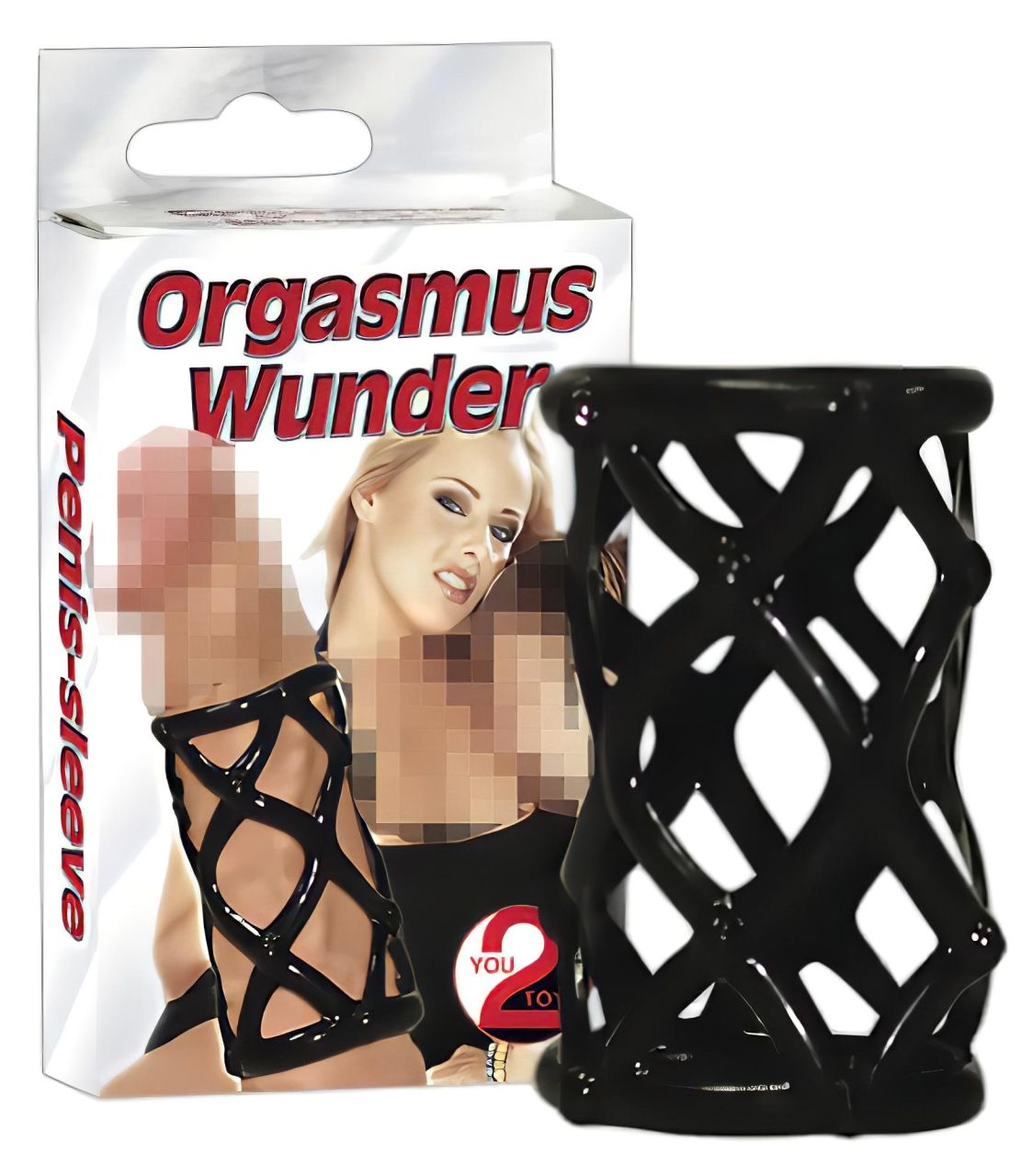 You2Toys Orgasmus Wunder - péniszmandzsetta (fekete) You2Toys Orgasmus Wunder - péniszmandzsetta (fekete)